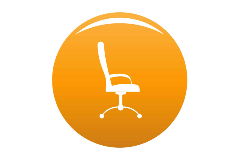 massage-chair-icon-vector-orange