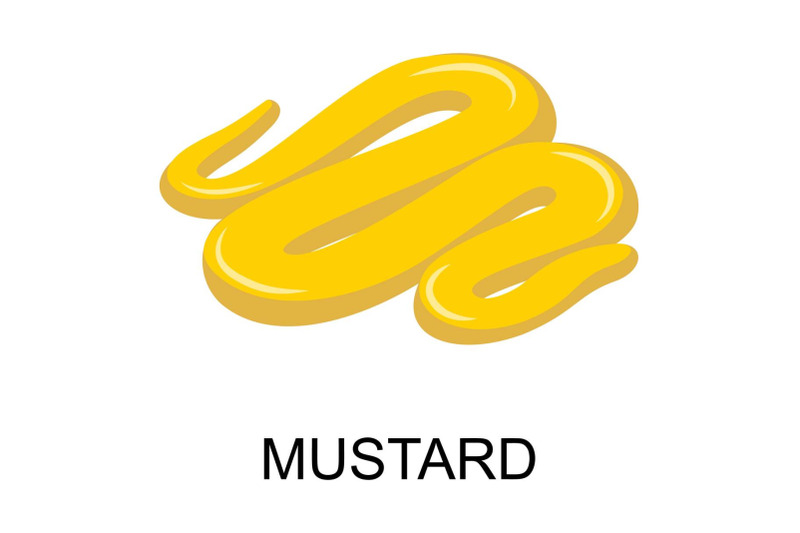 mustard-icon-isometric-style