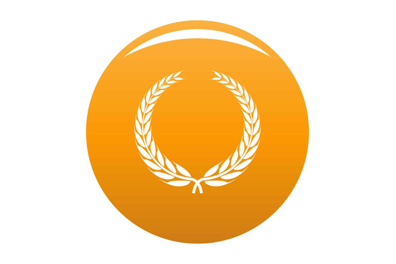 winner-wreath-icon-vector-orange