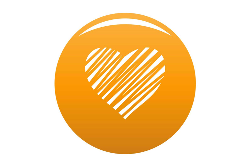 shaded-heart-icon-vector-orange