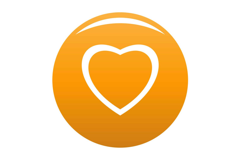 fearless-heart-icon-vector-orange