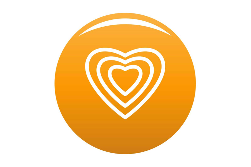 human-heart-icon-vector-orange