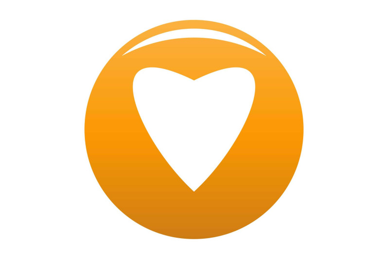 proud-heart-icon-vector-orange