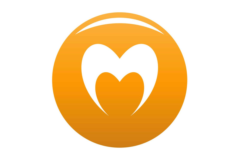 prophetic-heart-icon-vector-orange