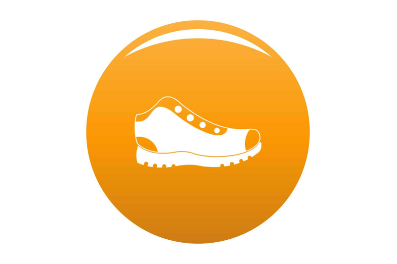 hiking-boots-icon-vector-orange