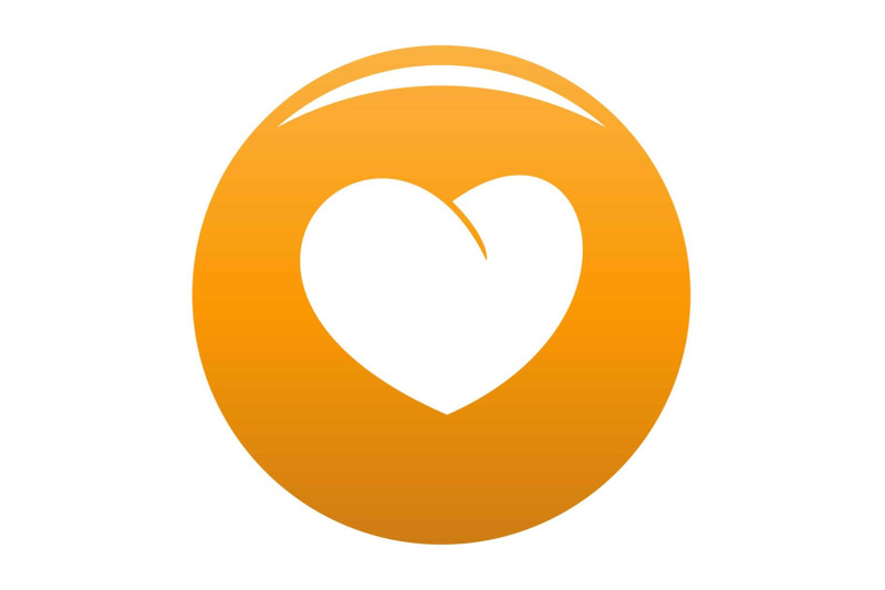angelic-heart-icon-vector-orange