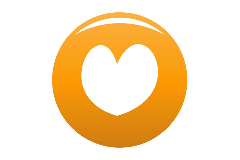 reliable-heart-icon-vector-orange