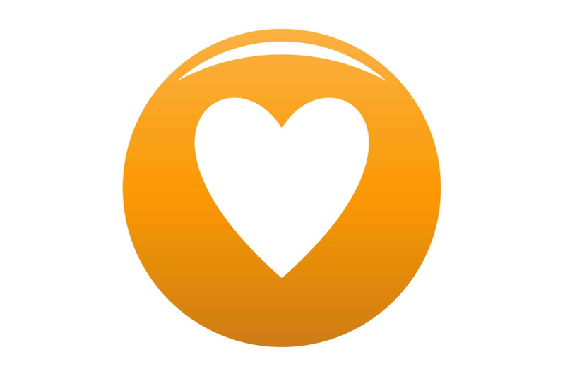 open-heart-icon-vector-orange