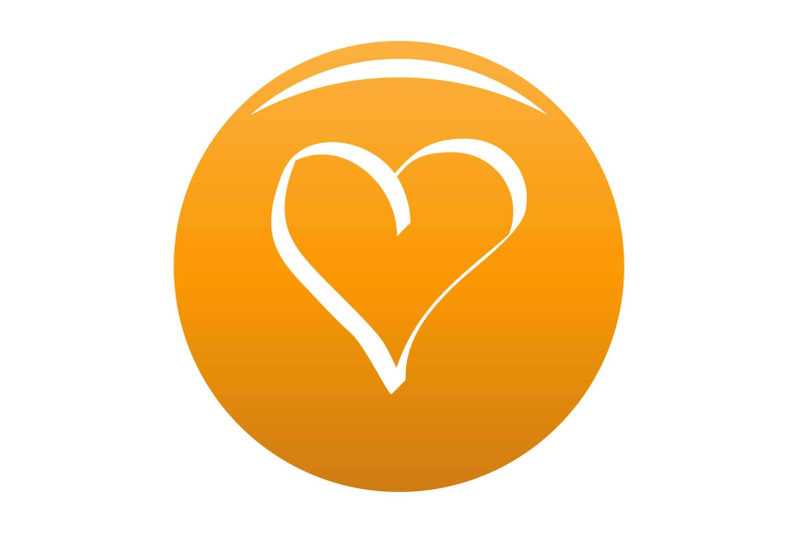 best-heart-icon-vector-orange