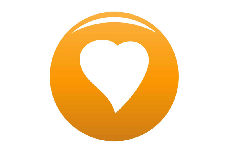 black-heart-icon-vector-orange