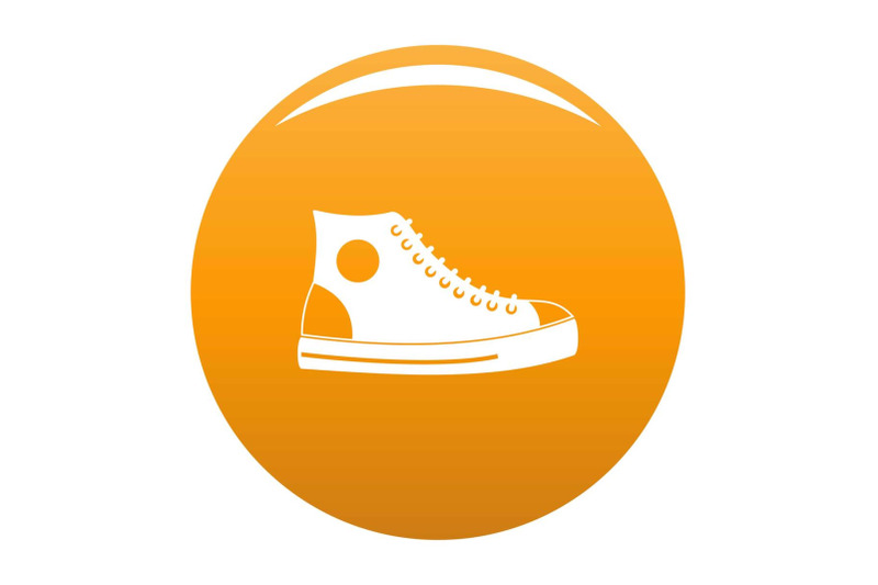 men-shoe-icon-vector-orange