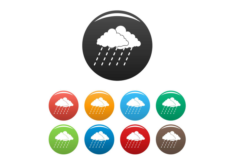 cloud-rain-storm-icons-set-color-vector