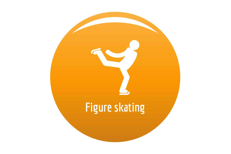 figure-skating-icon-vector-orange