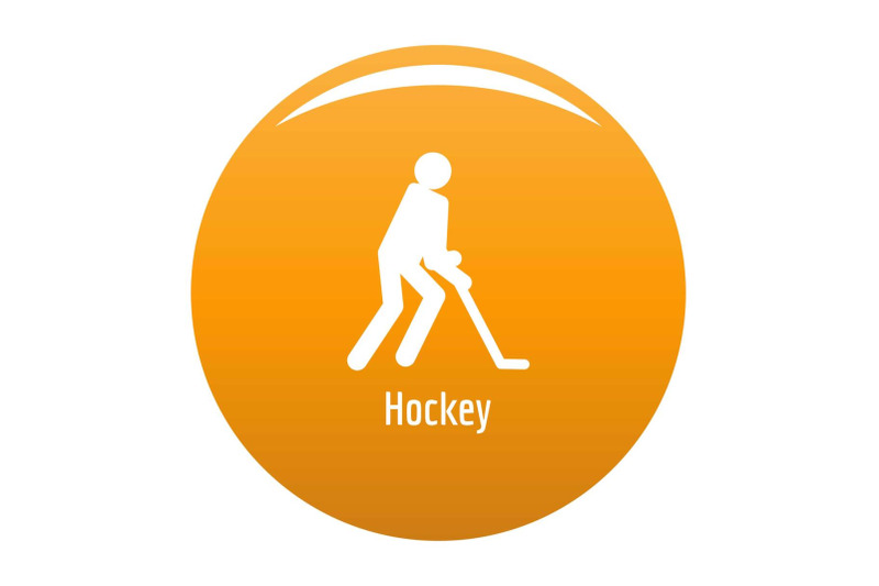 hockey-icon-vector-orange