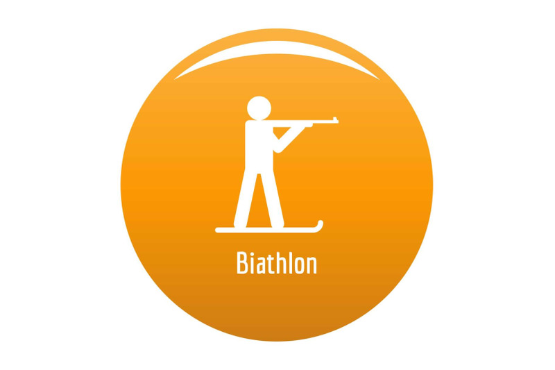 biathlon-icon-vector-orange