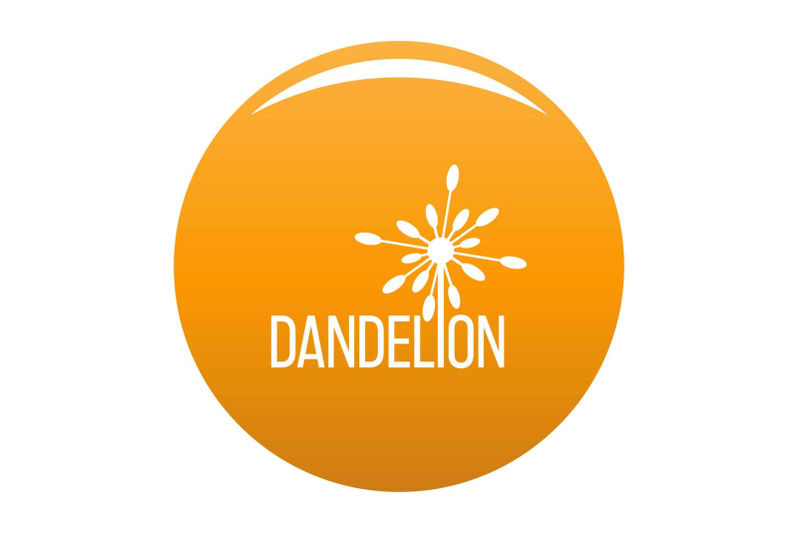 yellow-dandelion-logo-icon-vector-orange