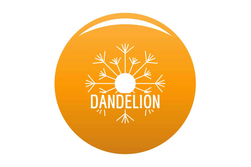 aerial-dandelion-logo-icon-vector-orange