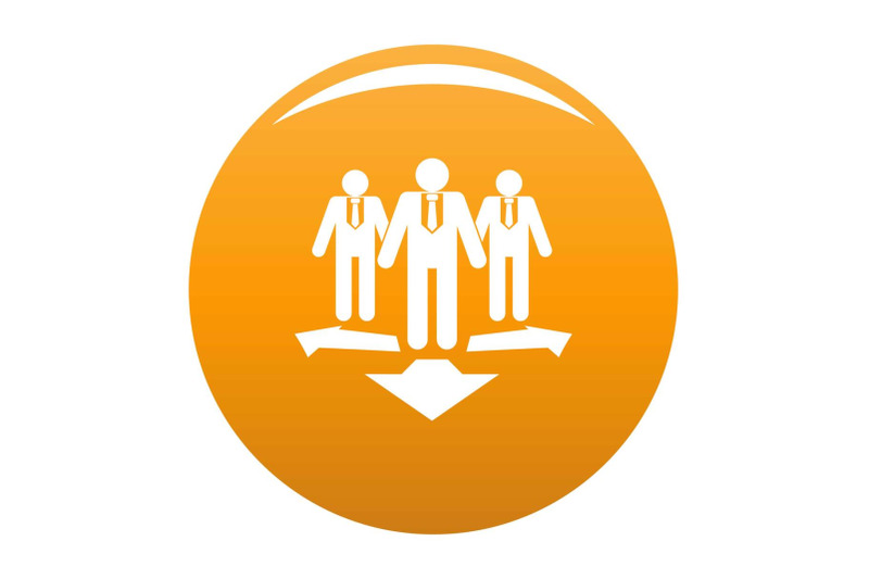 teamwork-icon-vector-orange