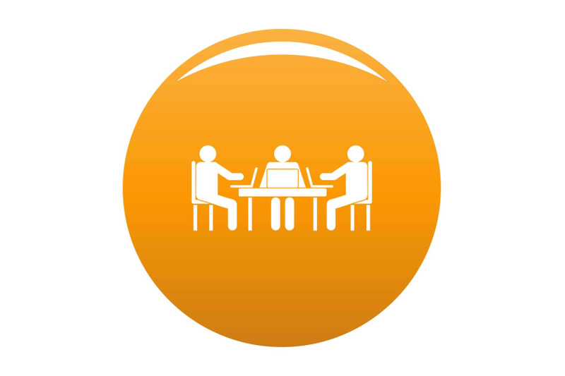 conference-icon-vector-orange