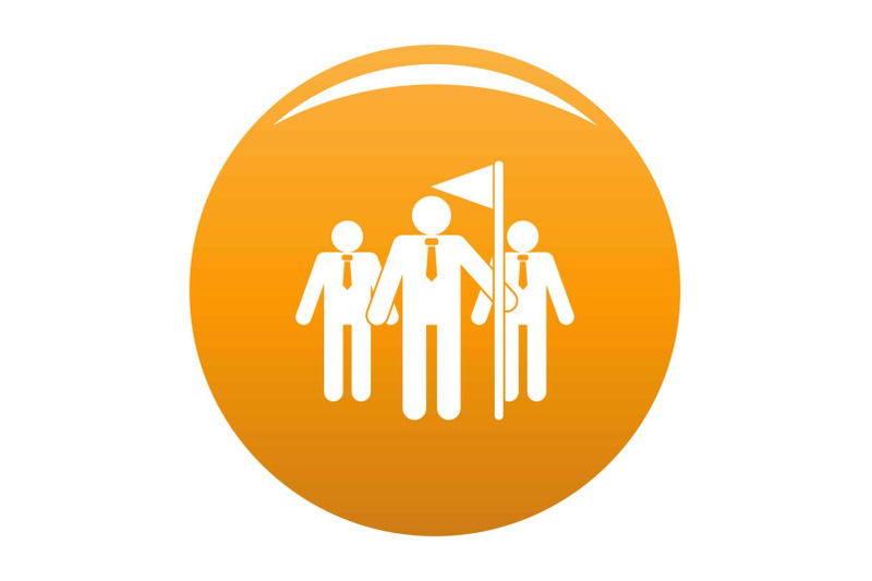 teamwork-competition-icon-vector-orange