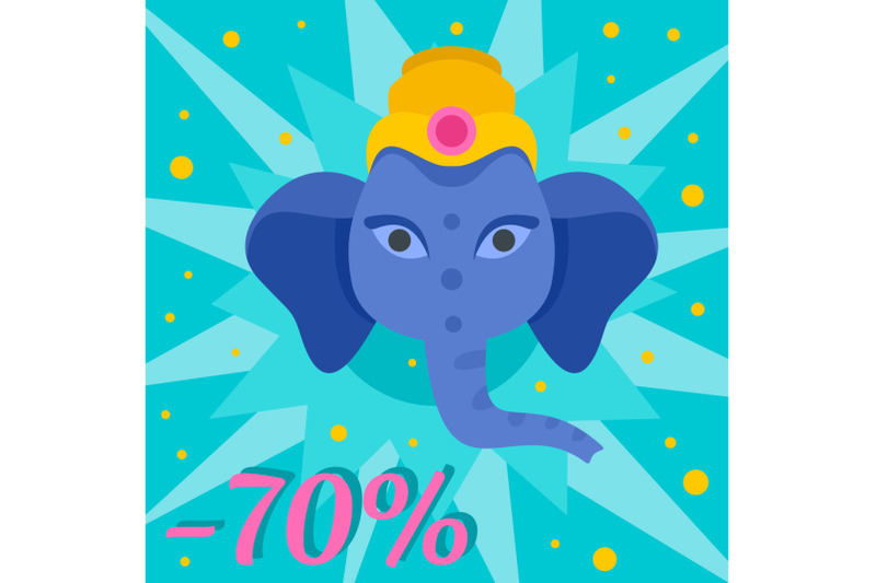 ganesh-chaturthi-sale-background-flat-style