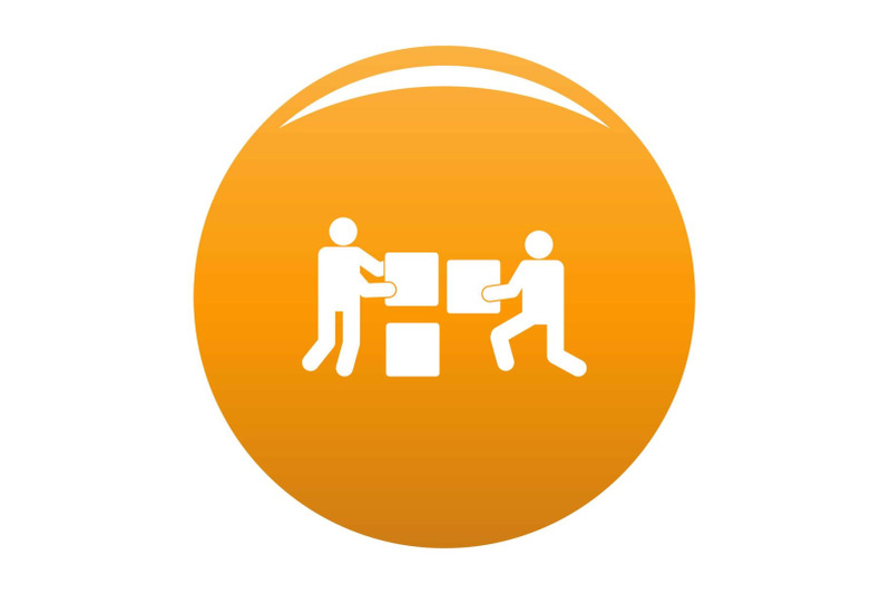 building-teamwork-icon-vector-orange