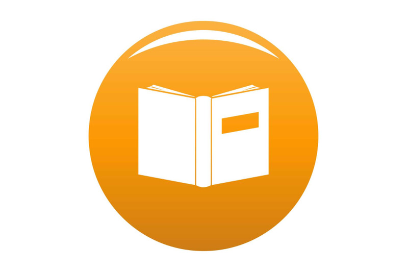 book-inverted-icon-vector-orange