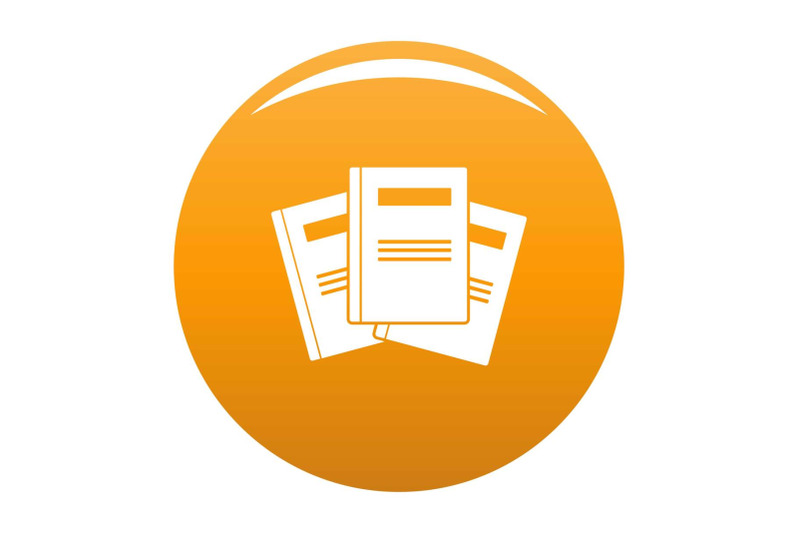 book-professor-icon-vector-orange