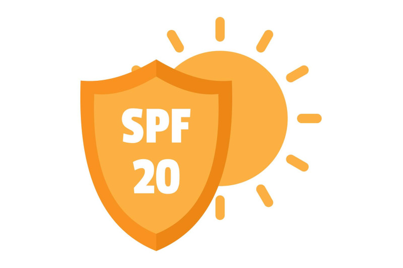 spf-20-uv-logo-flat-style