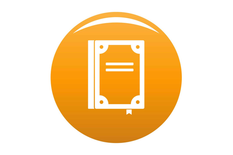 book-publication-icon-vector-orange