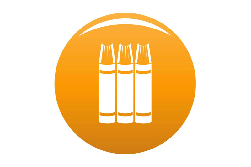 book-pile-icon-vector-orange