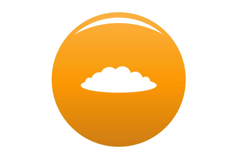 cloud-icon-vector-orange