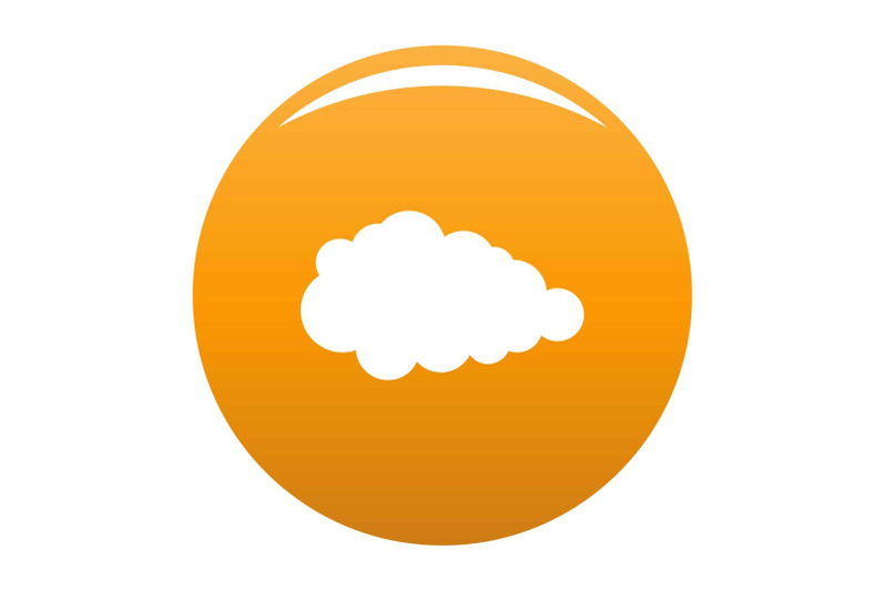overcast-icon-vector-orange