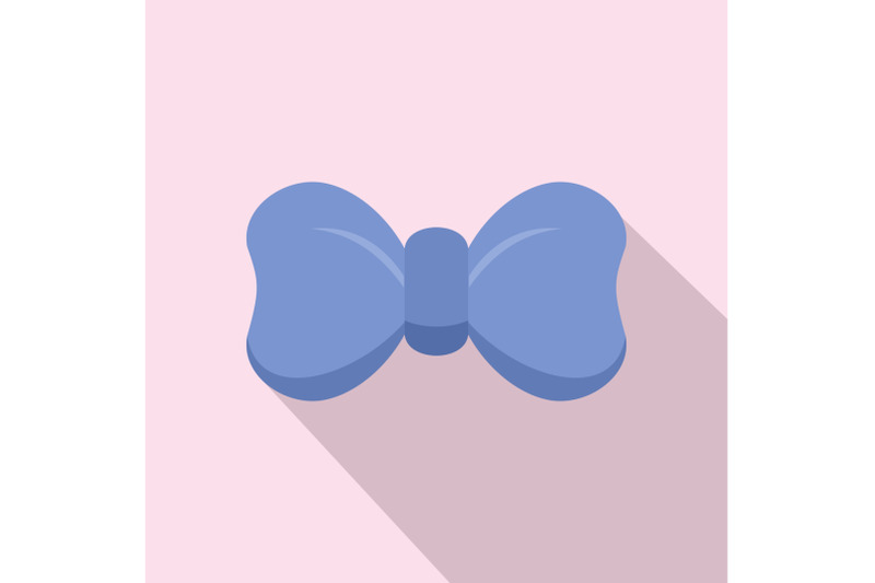 trendy-bow-tie-icon-flat-style