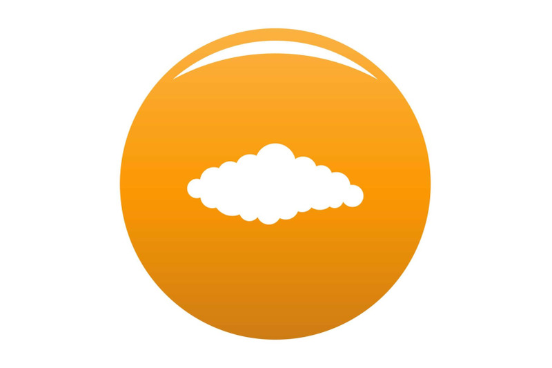 fluffy-cloud-icon-vector-orange