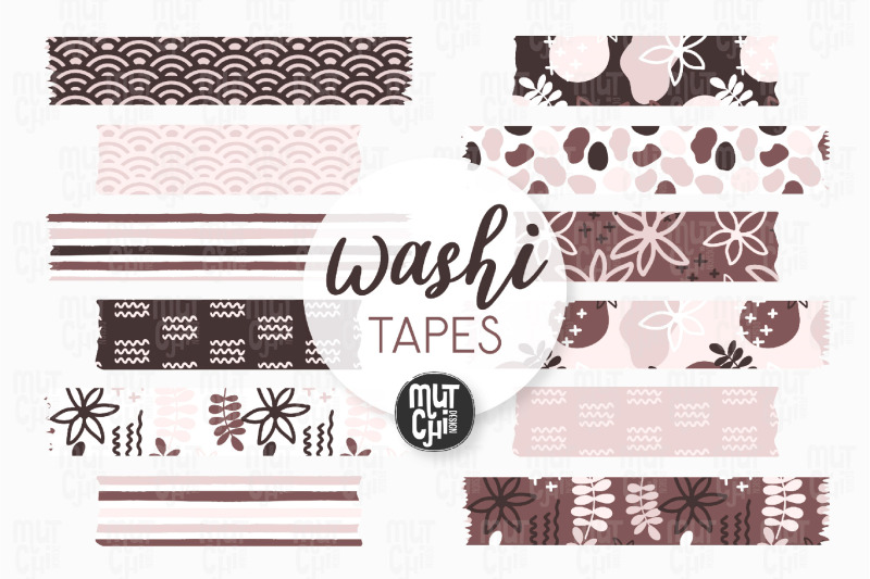 boho-floral-washi-tapes