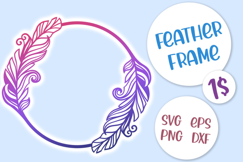 feather-frame-svg-cut-file