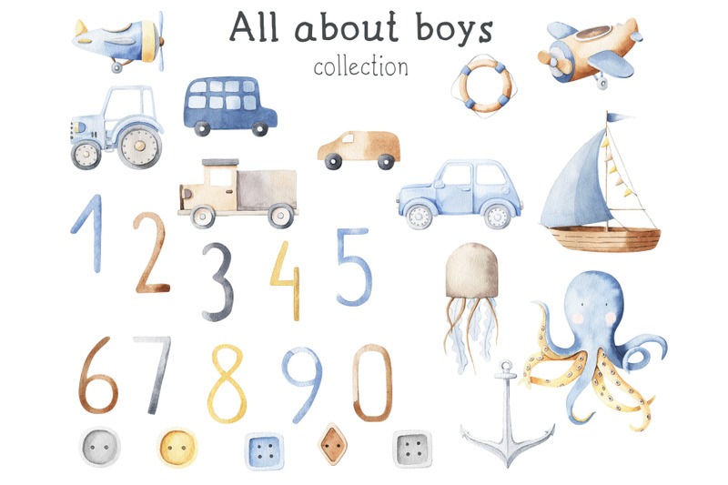 all-about-boys-watercolor-set