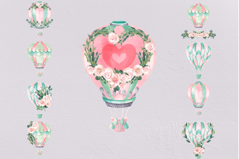 watercolor-hot-air-balloon-with-peony-valentine-romantic-clipart