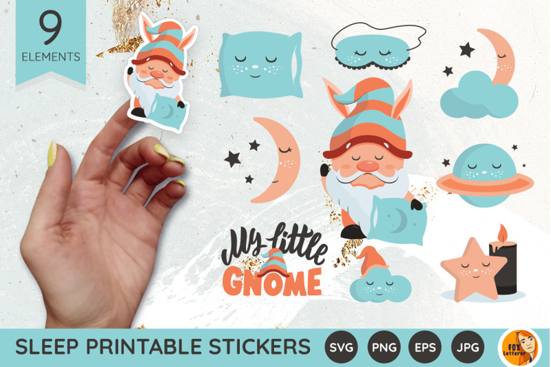 sleepy-gnome-sleep-printable-stickers