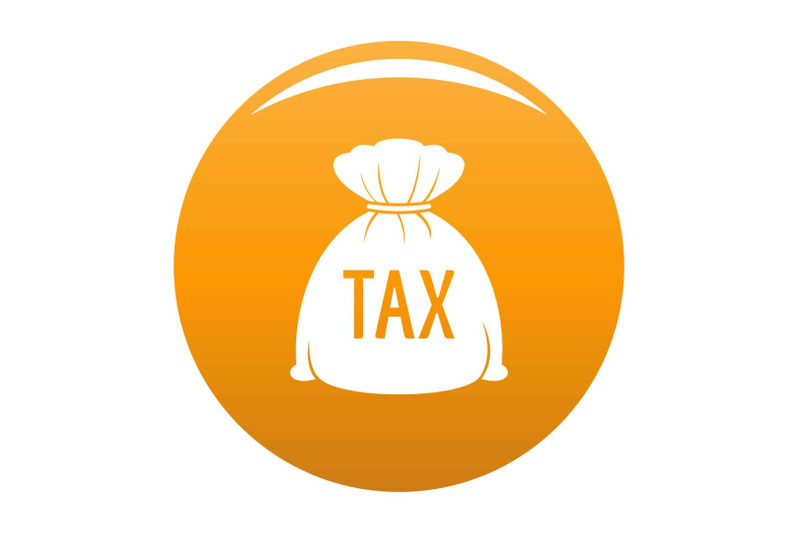 money-bag-icon-vector-orange