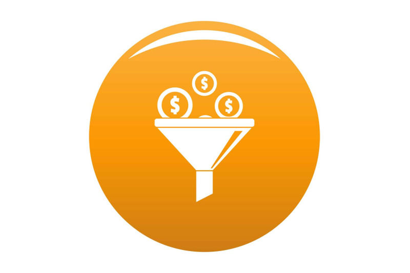 investment-icon-vector-orange