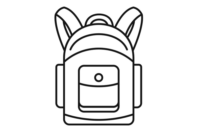 backpack-icon-outline-style