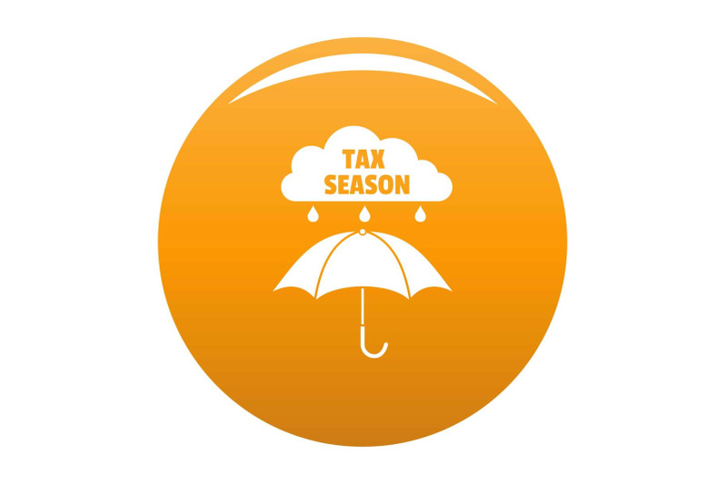 tax-season-icon-vector-orange