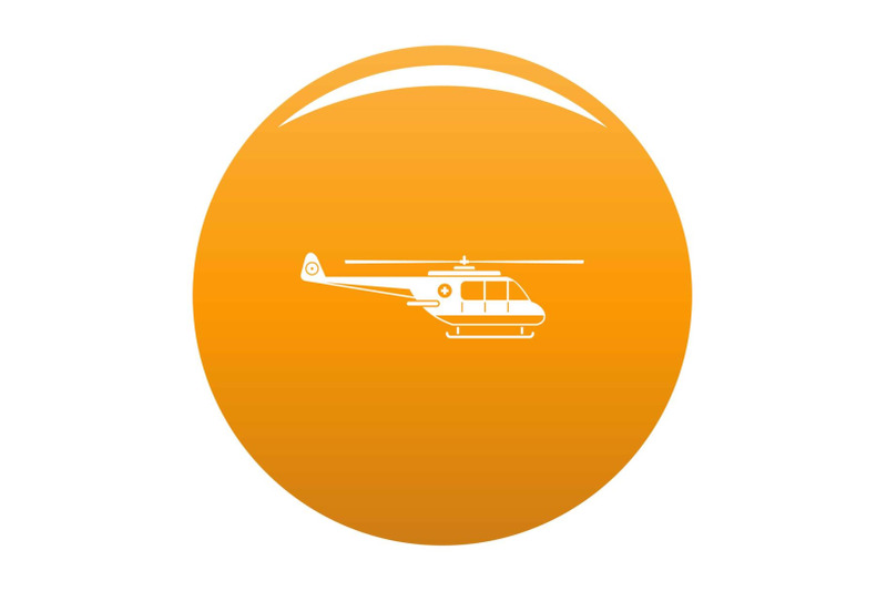 helicopter-icon-vector-orange