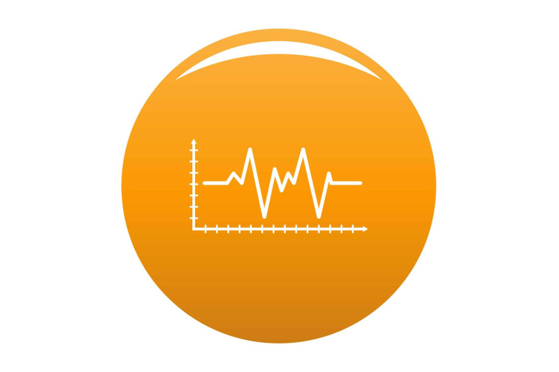 cardiogram-icon-vector-orange