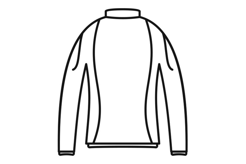 thermo-clothes-icon-outline-style