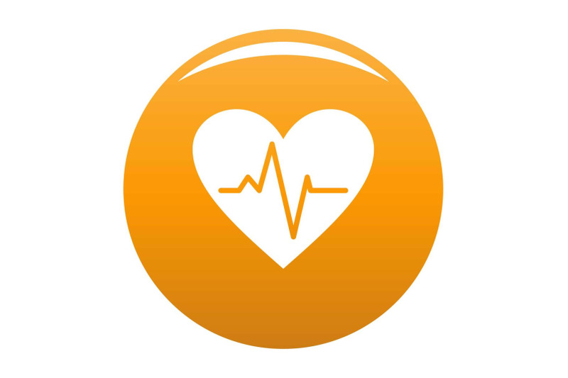 healthy-heart-icon-vector-orange