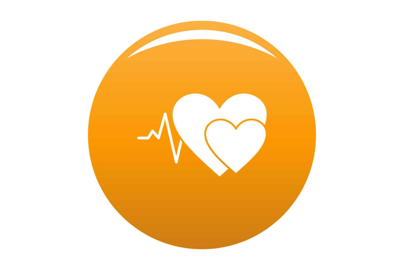 cardiology-icon-vector-orange