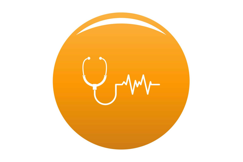 stethoscope-icon-vector-orange